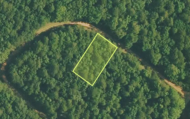 Aerial view of VAN BUREN County parcel 4400-15126-0000 — Arkansas post-auction with approximate parcel outline