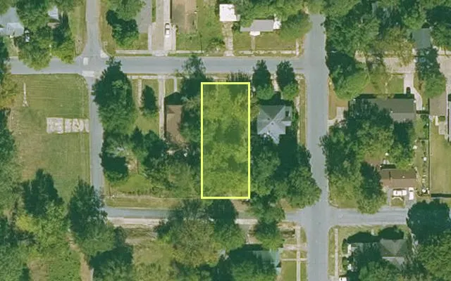 Aerial view of JEFFERSON County parcel 930-65715-000 — Arkansas post-auction with approximate parcel outline