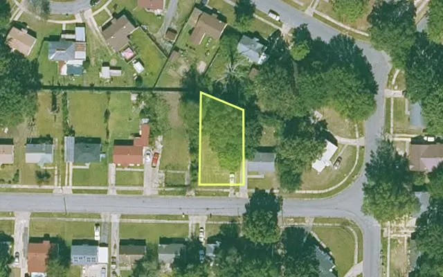 Aerial view of JEFFERSON County parcel 930-19039-000 — Arkansas post-auction with approximate parcel outline