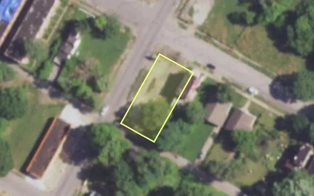 Aerial view of 4364 MAFFITT AV — vacant lot, St. Louis with approximate parcel outline