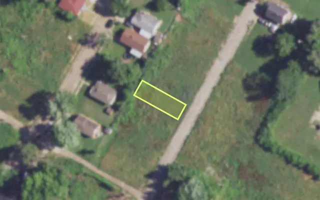 Aerial view of 3033 MARNICE PL — vacant lot, St. Louis with approximate parcel outline