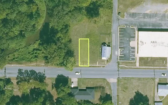 Aerial view of JEFFERSON County parcel 930-62602-000 — Arkansas post-auction with approximate parcel outline