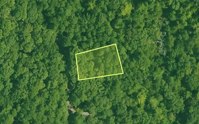 Aerial view of GARLAND County parcel 69892 — Arkansas post-auction with approximate parcel outline