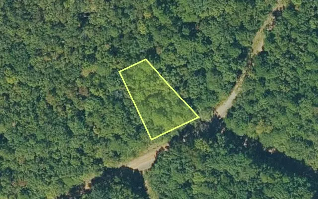 Aerial view of VAN BUREN County parcel 4300-05029-0000 — Arkansas post-auction with approximate parcel outline