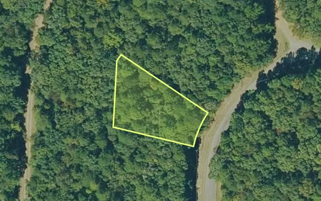 Aerial view of VAN BUREN County parcel 4300-15004-0000 — Arkansas post-auction with approximate parcel outline