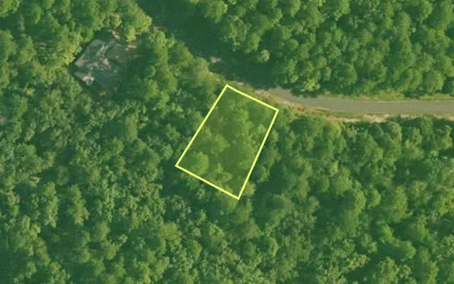 Aerial view of SALINE County parcel 764-00037-000 — Arkansas post-auction with approximate parcel outline