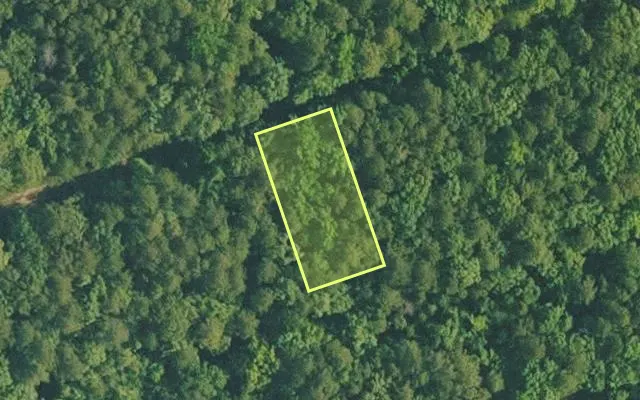 Aerial view of VAN BUREN County parcel 4400-19145-0000 — Arkansas post-auction with approximate parcel outline