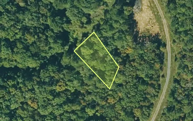 Aerial view of VAN BUREN County parcel 4550-02035-0000 — Arkansas post-auction with approximate parcel outline