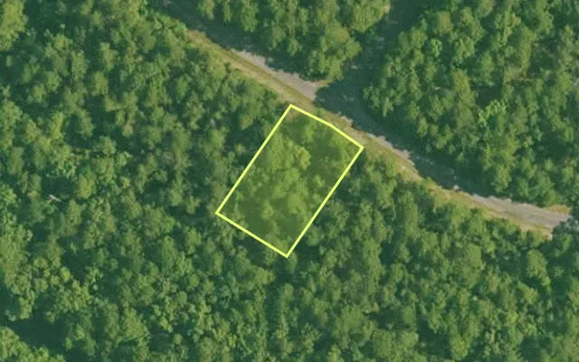 Aerial view of SALINE County parcel 384-00009-000 — Arkansas post-auction with approximate parcel outline