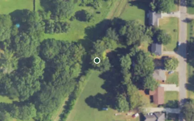 Aerial view of 0.4 acres in Madison, MS — 14054; approximate location marked