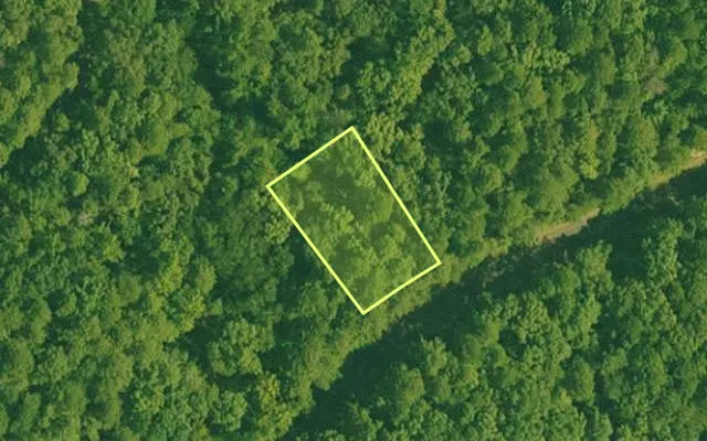 Aerial view of GARLAND County parcel 71710 — Arkansas post-auction with approximate parcel outline