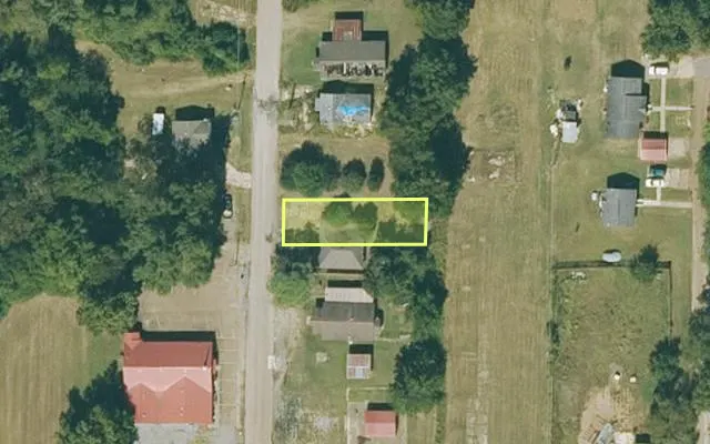 Aerial view of ST FRANCIS County parcel 0752-00037-0000 — Arkansas post-auction with approximate parcel outline