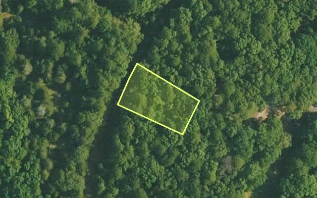 Aerial view of VAN BUREN County parcel 4400-10197-0000 — Arkansas post-auction with approximate parcel outline