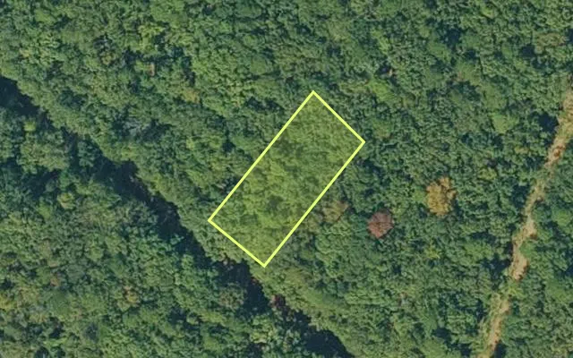 Aerial view of VAN BUREN County parcel 4300-02120-0000 — Arkansas post-auction with approximate parcel outline